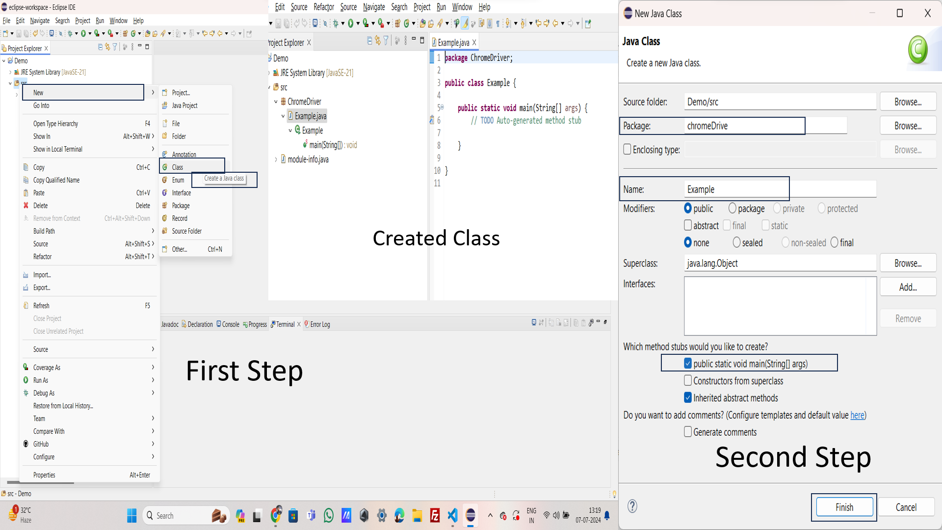 created-class-in-project